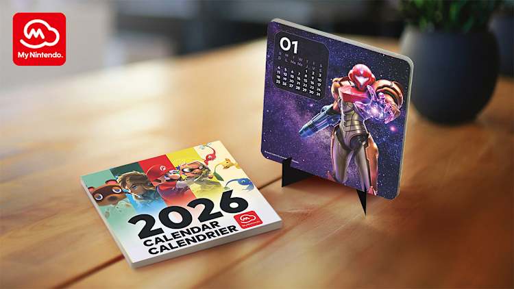 My Nintendo 2026 Desktop Calendar - Nintendo Official Site
